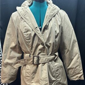 Eddie Bauer Women's Beige Trench Coat